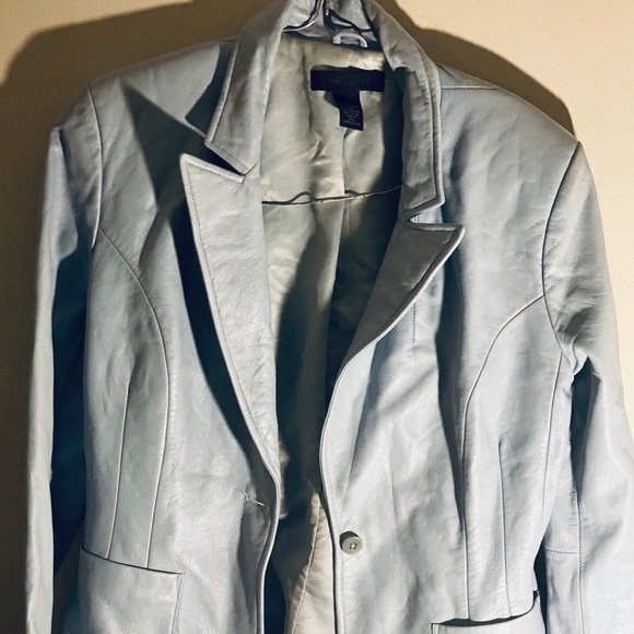 The Limited Jackets & Blazers - 100% leather jacket light blue